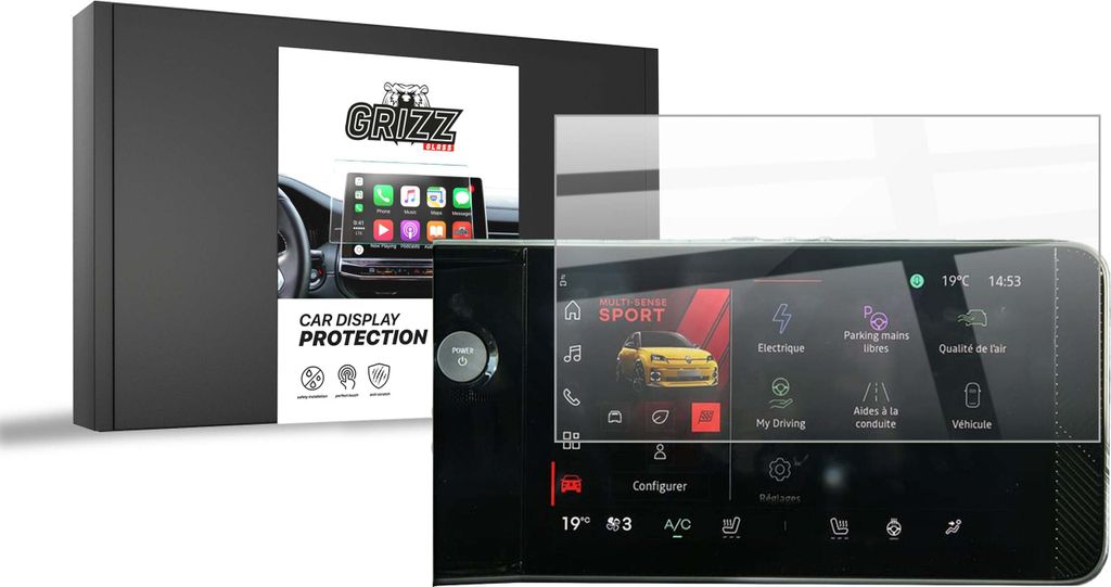 Keramische GrizzGlass CarDisplay Schutz Renault 5 E-Tech (2025)