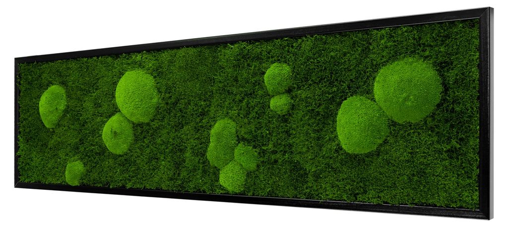 Moosbild Forest Design (140x40, schwarz) Produktbild 