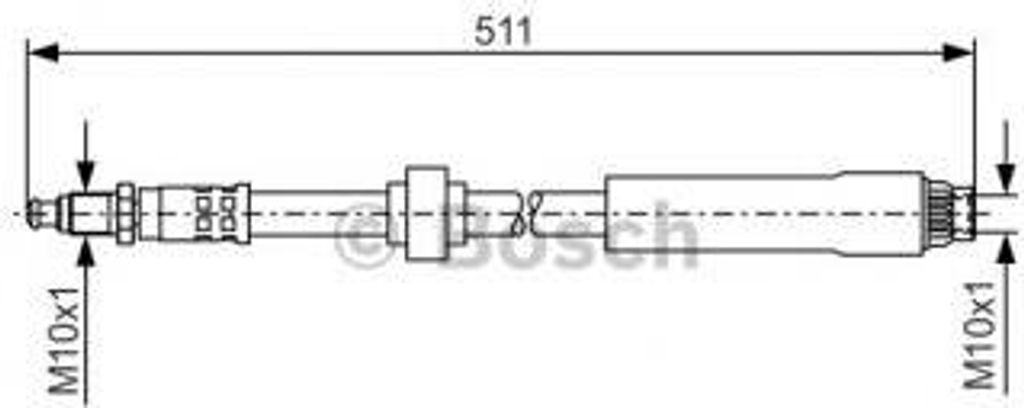 Bosch Bremsschlauch 1 987 476 531