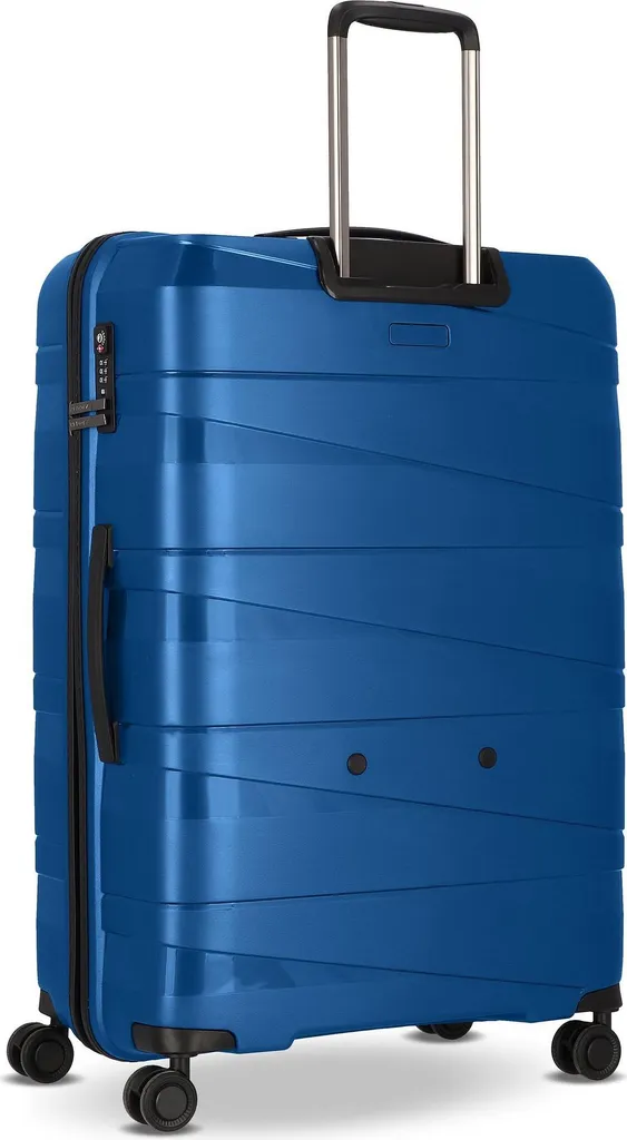 Set de Valises Incassables 3 Pièces pour Protéger vos Bagages Bleu - 3