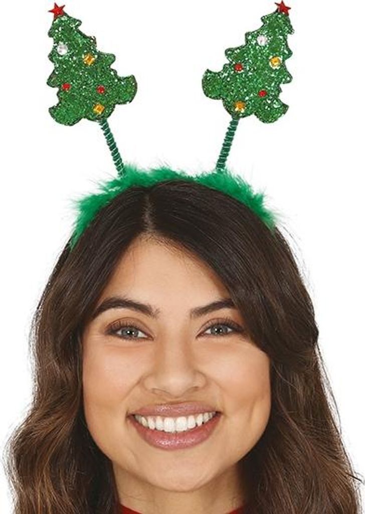 Weihnachts-Stirnband Grüne Bäume WEIHNACHTSBÄUME