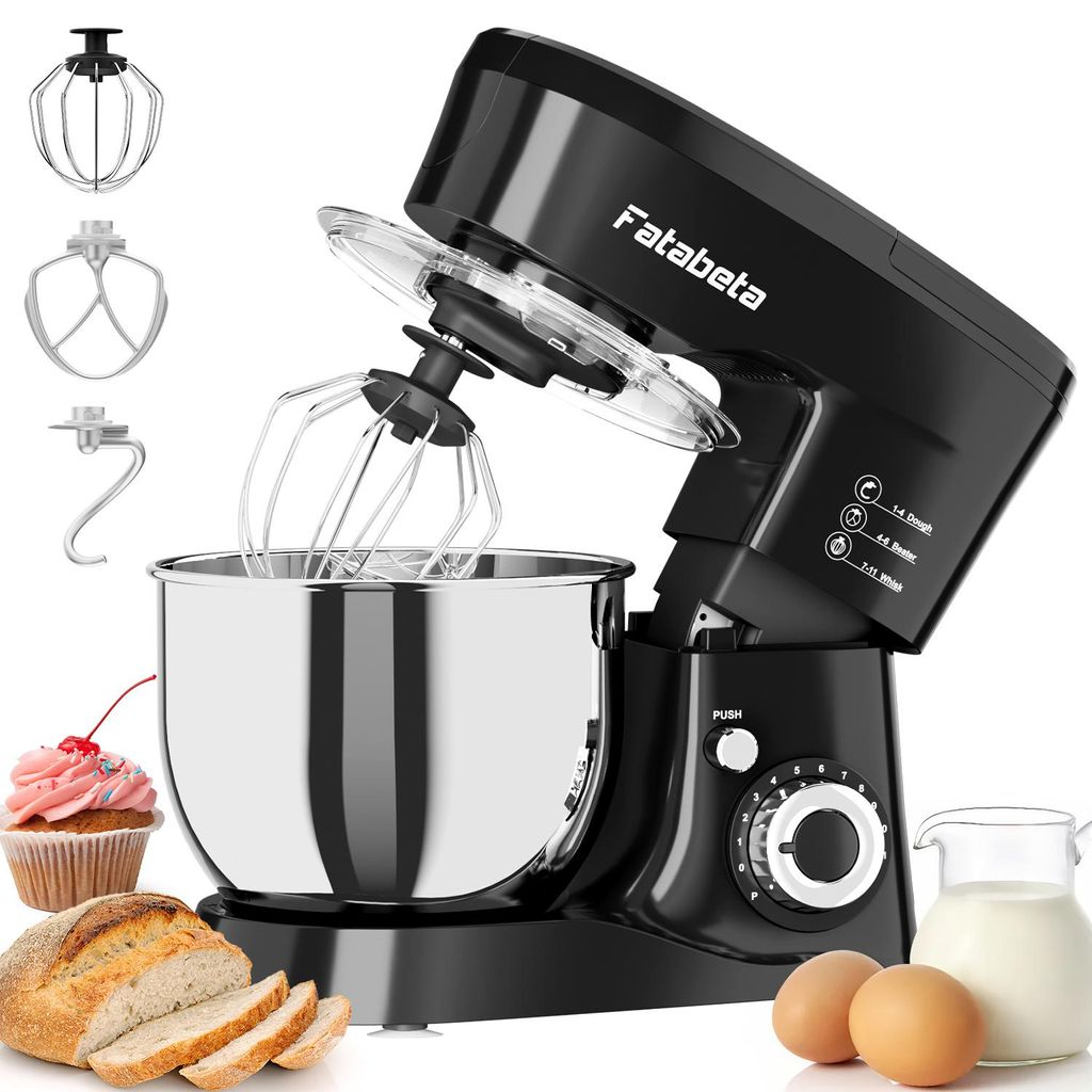 Fatabeta Küchenmaschine mit Edelstahlschüssel 5.5 L, Produktbild 