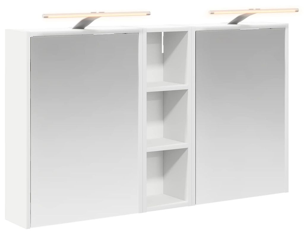 Badezimmerschrank-Set 3 pcs 106 x 16 x 62,5 cm Holzwerkstoff