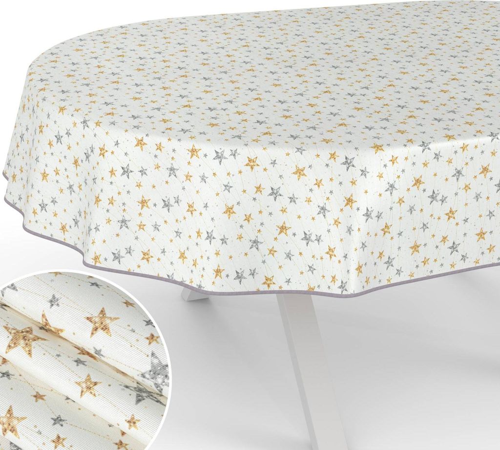 Tischdecke Strene Oval 240x140cm B