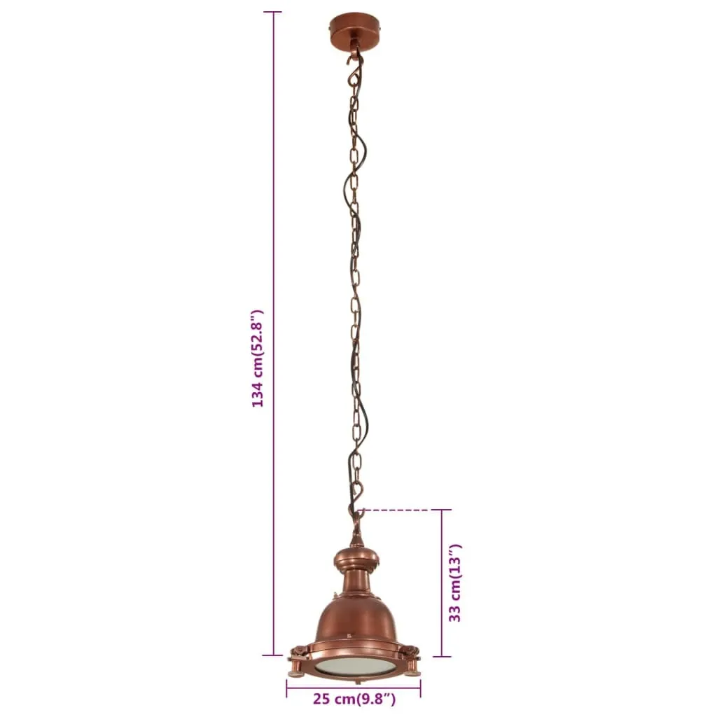 Suspension aluminium anti-corrosion 25 cm - Luminaire durable et robuste