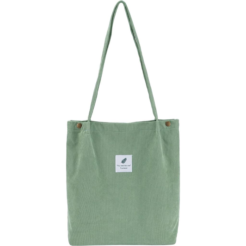 STILVORA Schultertasche Cord, Damen Schlicht – Weiche Produktbild 