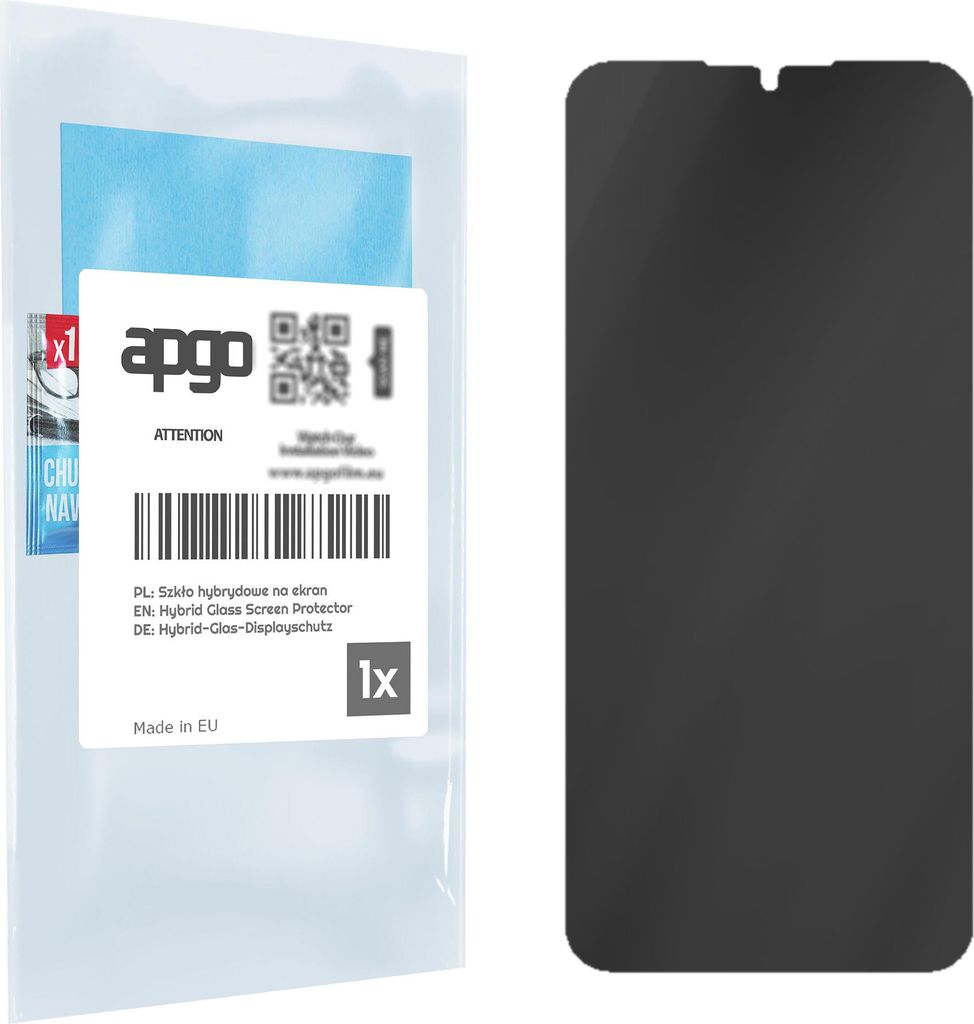 apgo Displayschutzglas Anti-Spähen Schutzglas für Xiaomi Redmi 9A Sport - Blickschutzglas Bildschirmschutz, 7H Hybrid Schutzglas mit Keramikbesch...