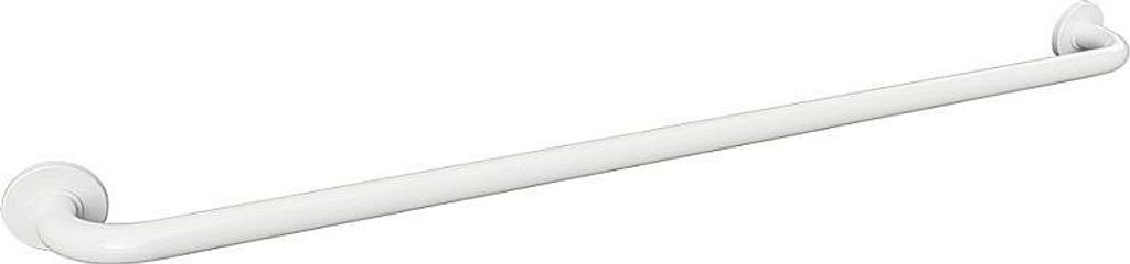 BELP Haltegriff Eisen Weiß mit Abdeckung 1280x80x106 mm, 120 kg Traglast für Bad & WC >> zum Bohren