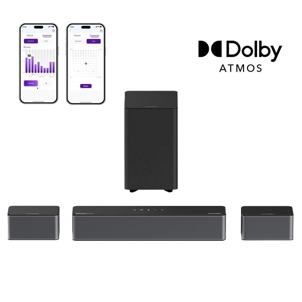 ULTIMEA 5.1 Dolby Atmos Soundbar, 3D Surround Sound System Produktbild 