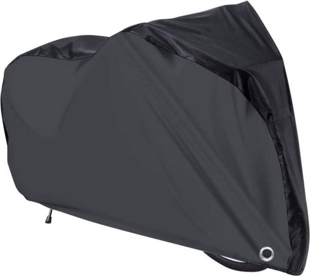 Fahrradabdeckung für den Außenbereich, wasserdichte Outdoor-Abdeckung aus 210D Oxford-Gewebe mit Öse für ein Schloss