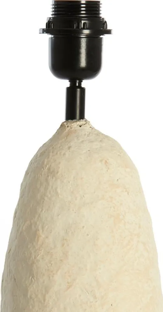 Pied de Lampe Stable Crème 72 cm Marree pour Grands Abat-jours Chic