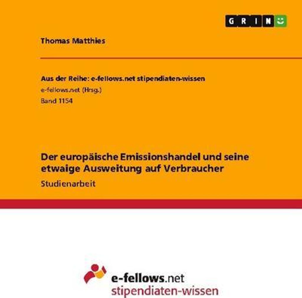 Der europäische Emissionshandel und seine etwaige Ausweitung auf Verbraucher