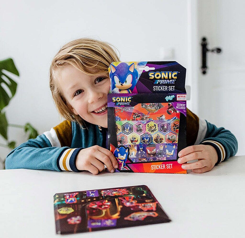Totum Sonic Hedgehog nálepka set Obrázok produktu 4