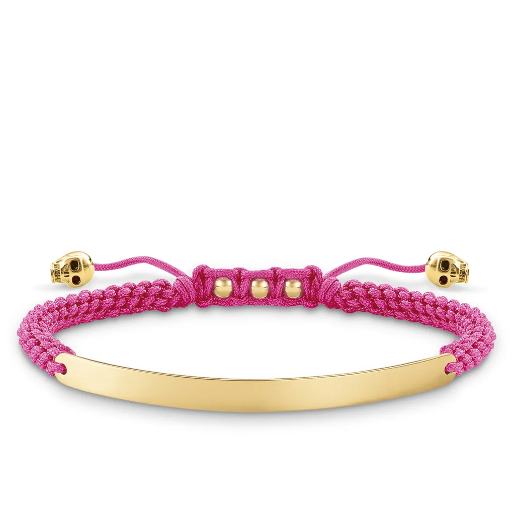 Bracelet quotidien pour femme Thomas Sabo rose ajustable pour offrir