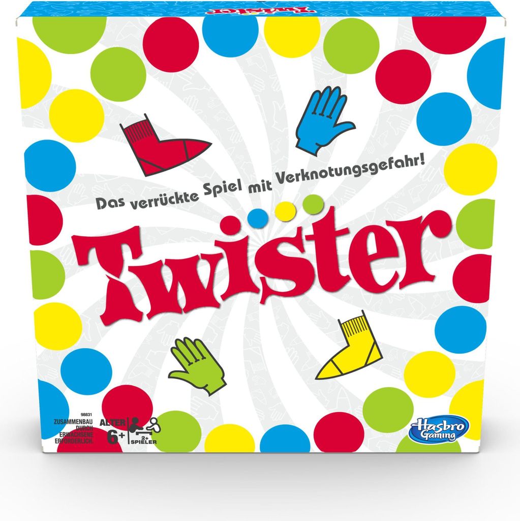 Hasbro Gaming Twister, Twister-Spiel, 6 Jahr(e) Produktbild 