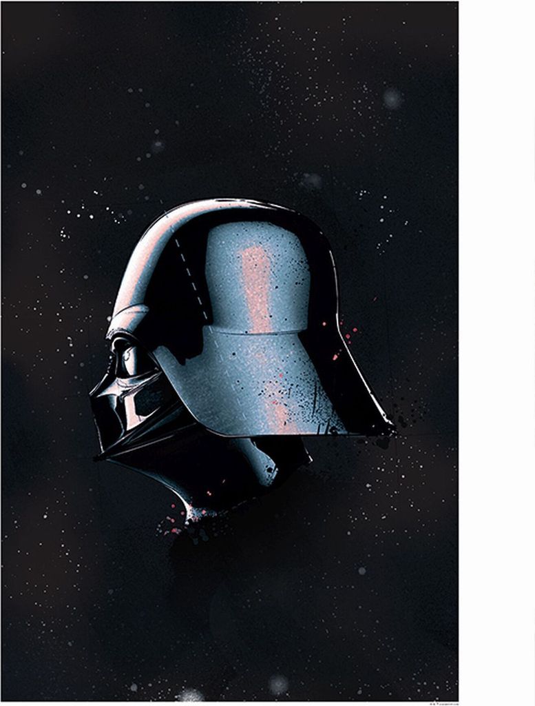 Disney Poster Star Wars Vader Schwarz - 610205 - 50 x 70 cm