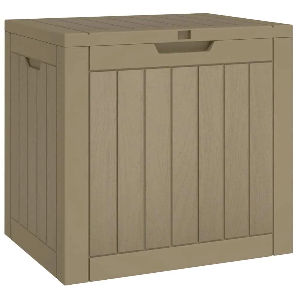 Petit coffre de jardin pour Coussins et Outillage - Gris 120 Litres