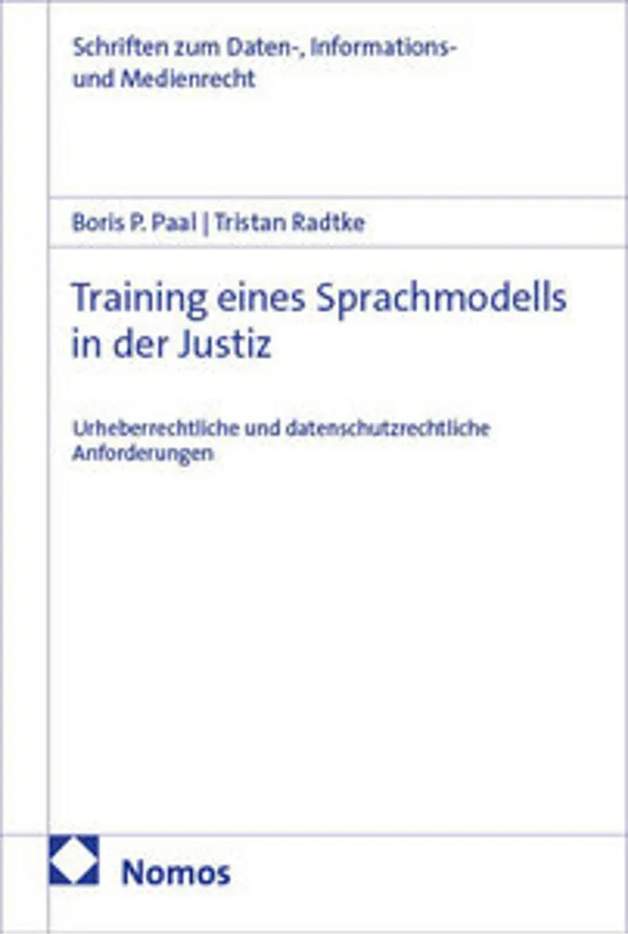 Guide de Formation IA Justice Training eines Sprachmodells in der Justiz