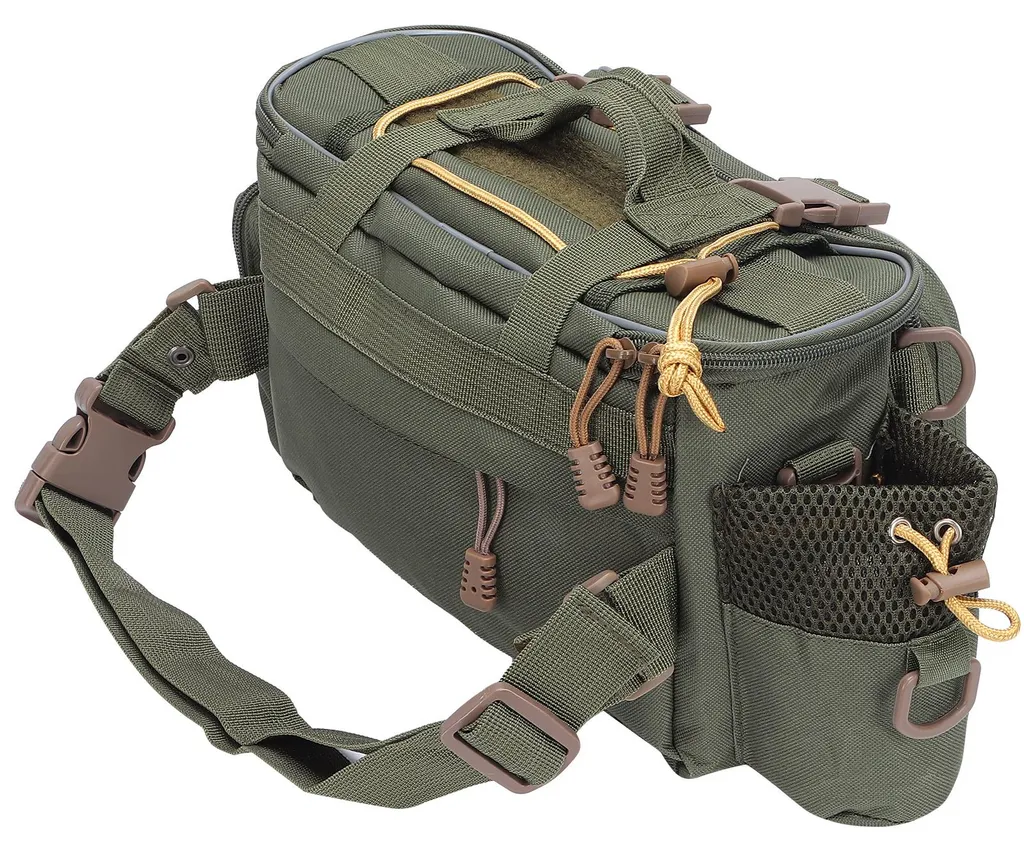 Sac de transport pour matériel de pêche vert militaire étanche 45cm