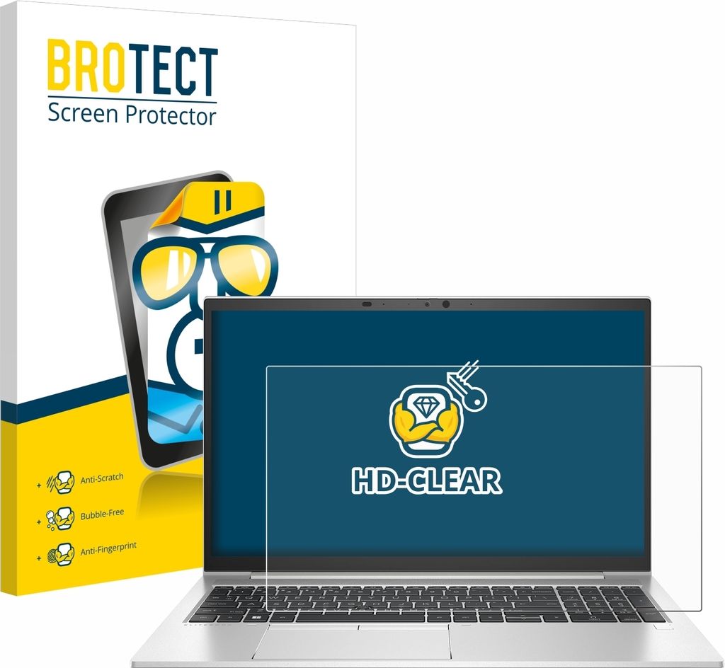 Für HP EliteBook 850 G8 Schutzfolie BROTECT Displayschutz Display Schutz Folie Klar Transparent