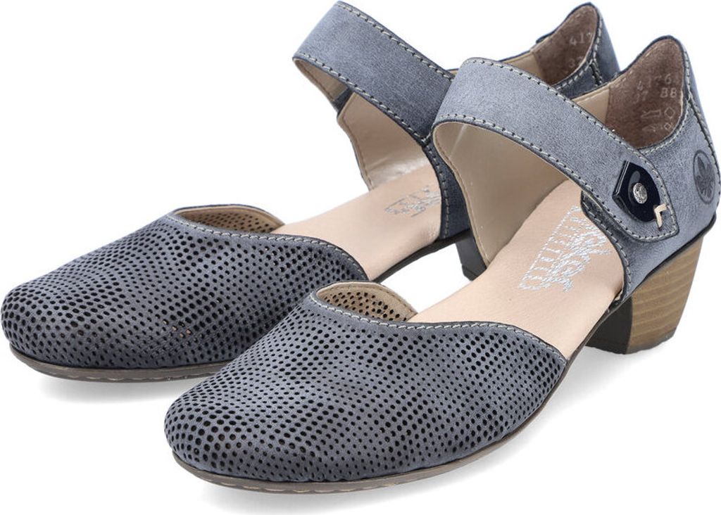 Rieker Komfort Pumps Damen 31353133353630 Blau 40 EU Produktbild 19
