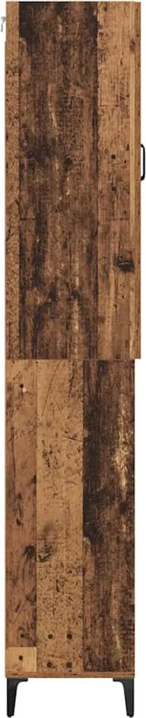 Vetrina Alta vidaXL Legno Recupero 69.5x34x180cm | Mobile Multiuso - 8