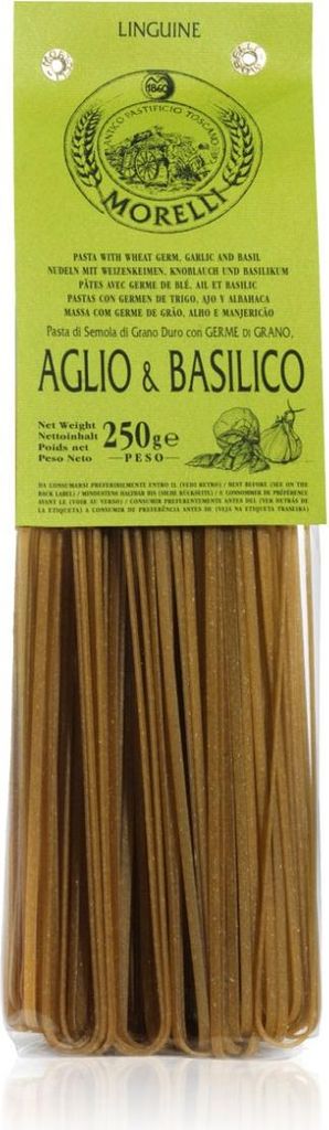 Morelli Linguine all` Aglio e Basilico/Knoblauch u. Produktbild 
