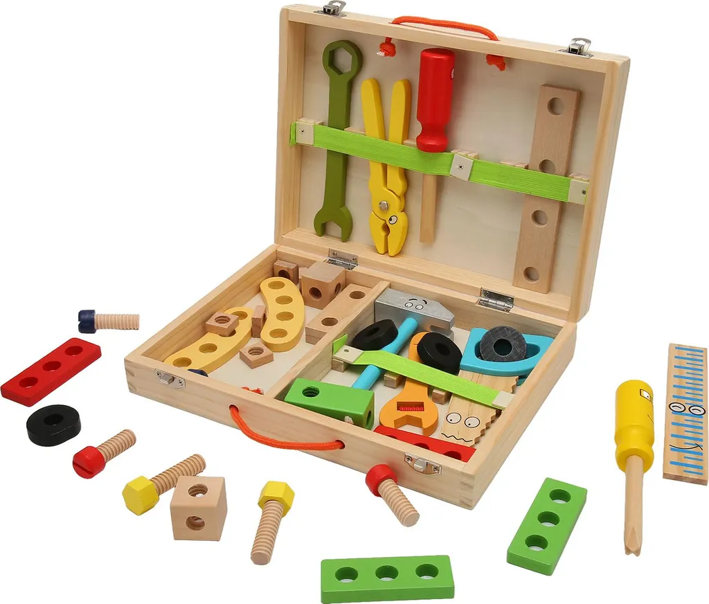 Jeu d'imitation bricolage en bois : kit éducatif de montage enfant