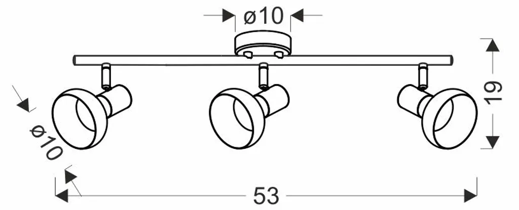 Plafonnier Puerto effet bois : Solution d'éclairage pour plafond bas E14