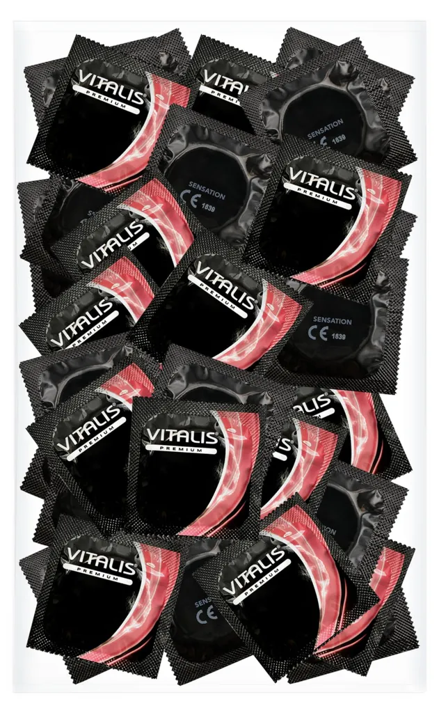 VITALIS Sensation 3 en 1 - 100 Préservatifs pour En finir avec la Routine