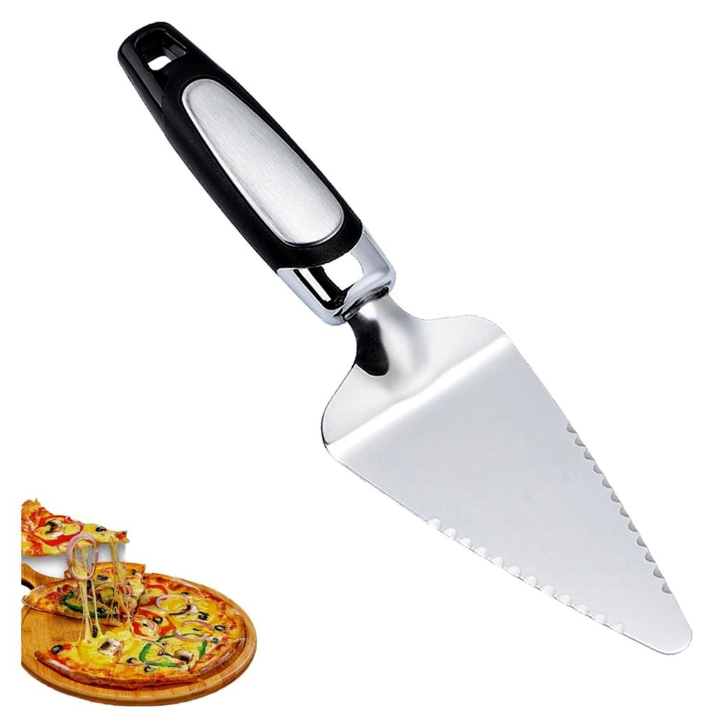 Tortenheber und Servier-Spatel, robuste Ausführung und flexibler Kopf, Kuchenmesser und Servierer für Hobbybäcker und Küchenenthusiasten bei Fa...