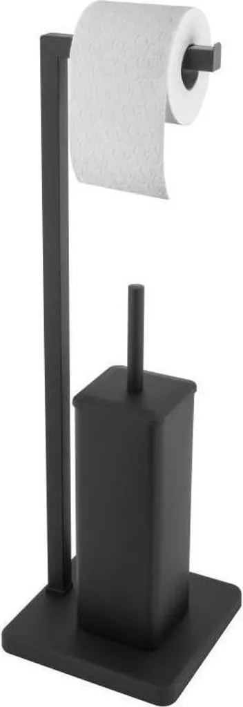 Supporto WC DuraHome LAUCA 41880 Nero - Sedile Robusto e Design Moderno