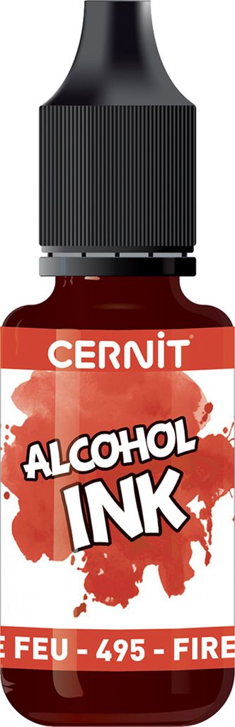 Cernit 6x Alkoholtinte 20ml, Feuerrot - Feuerrot CE2000020495C