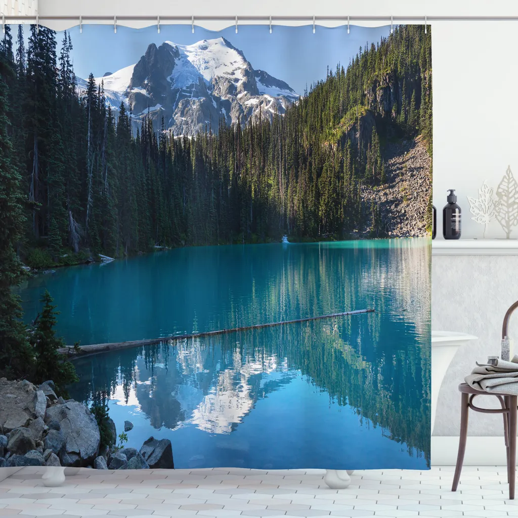 ABAKUHAUS Arte da giardino Tenda rustica, Romanticismo stagionale, Tenda con passanti e ganci per camera da letto, 280 x 175 cm, Multicolore