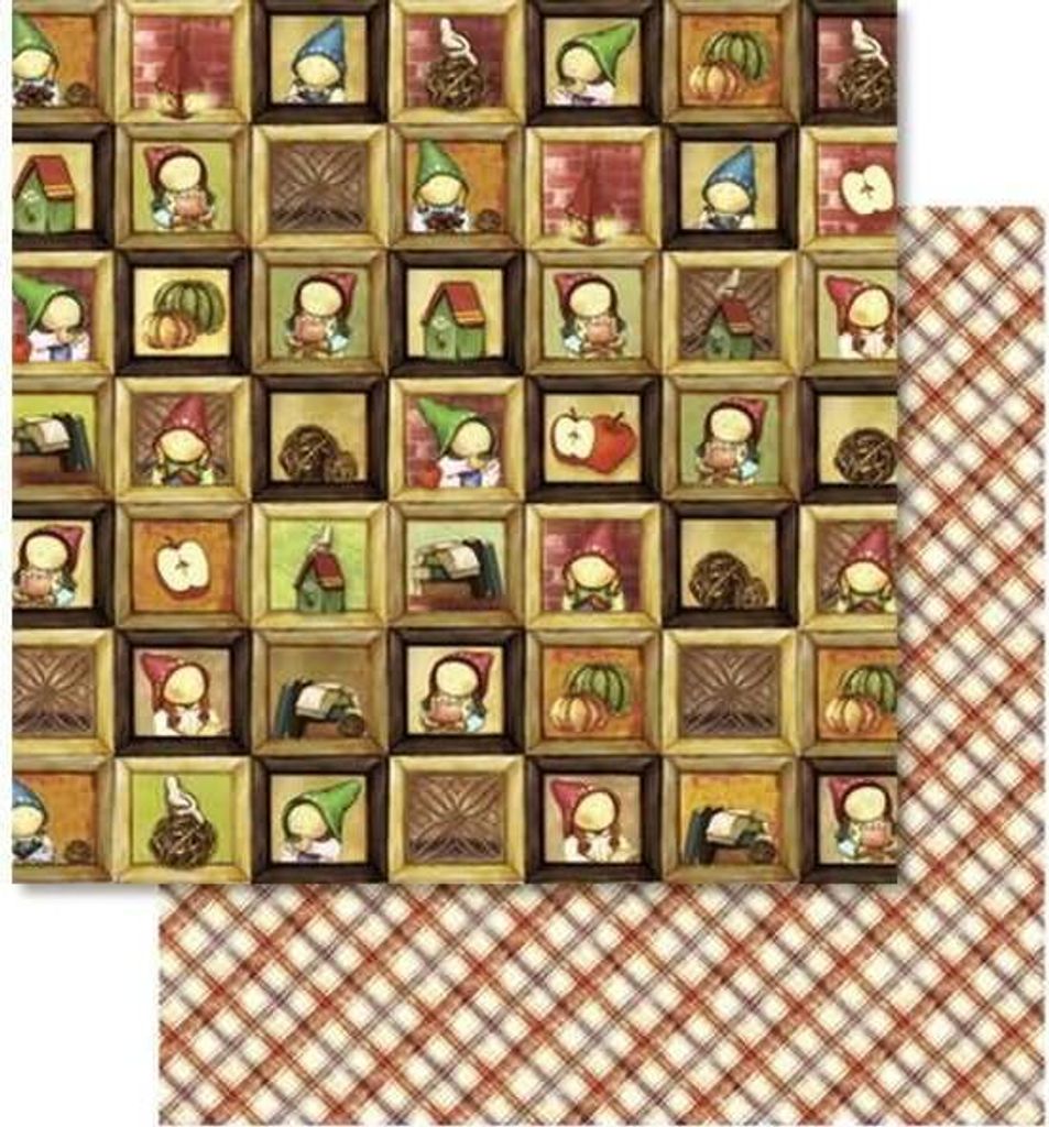 Scrapbook Paper Premium Glitter 30,5x30,5cm VE=25 Blatt Motiv 133