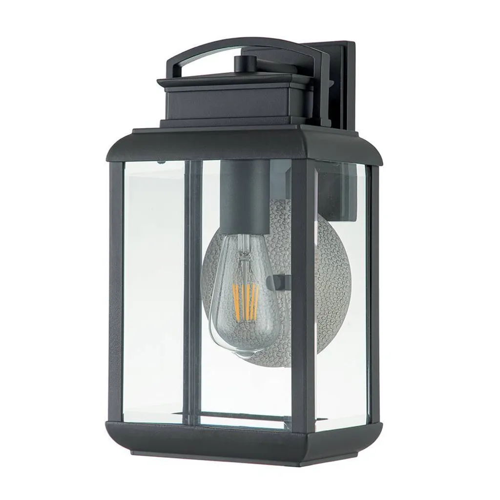 Applique extérieure IP44 Byron Graphite en aluminium robuste par Quoizel