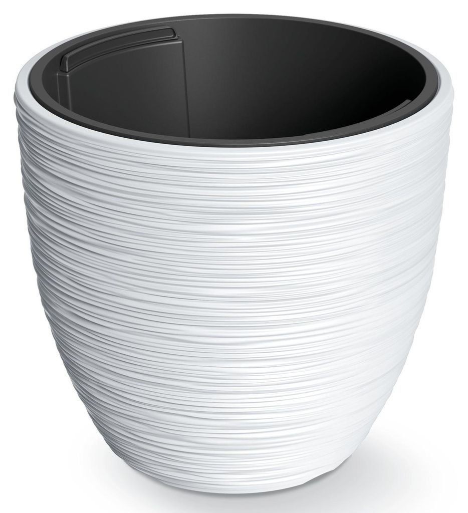 FURU Blumentopf mit Einsatz 29,8 cm – Farbe: weiß Produktbild 