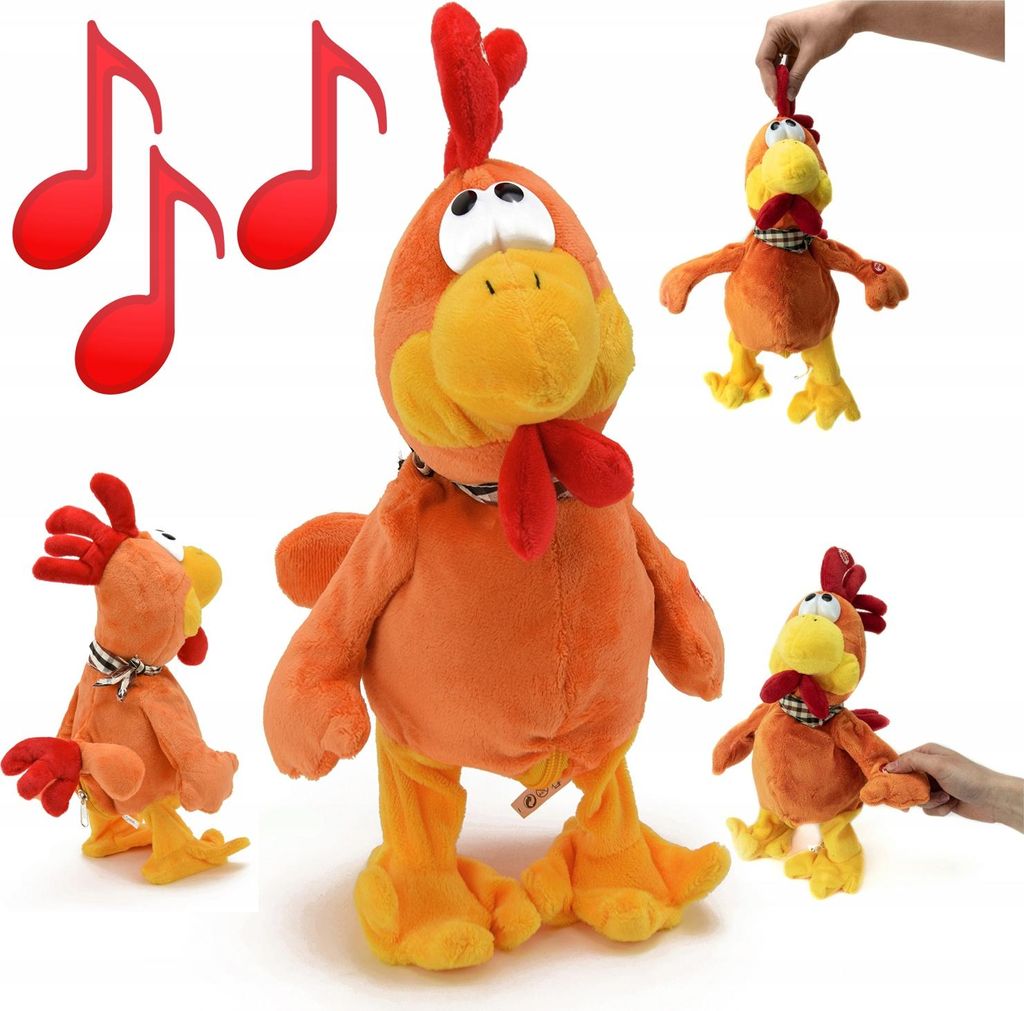 Lolex | Gallo interattivo - Colorato - 33 cm - Danzante - Immagine del prodotto 