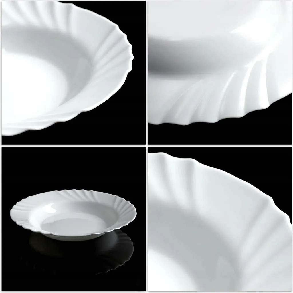 Offerta Set 3 Piatti Fondi Vetro 23 cm | Qualità e Risparmio per Casa - 4