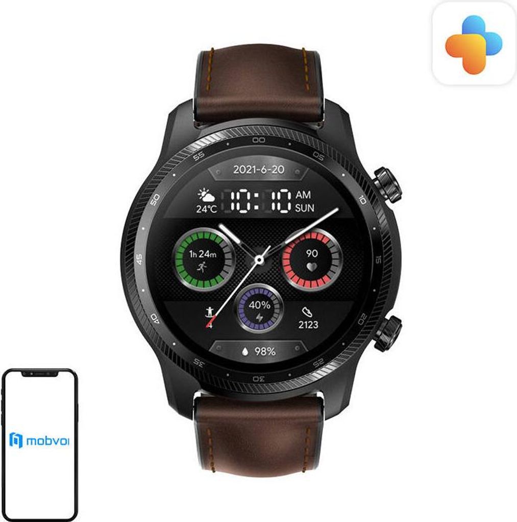 Mobvoi Ticwatch Pro 3 Ultra Lte smartwatch (Shadow Black) Immagine del prodotto 