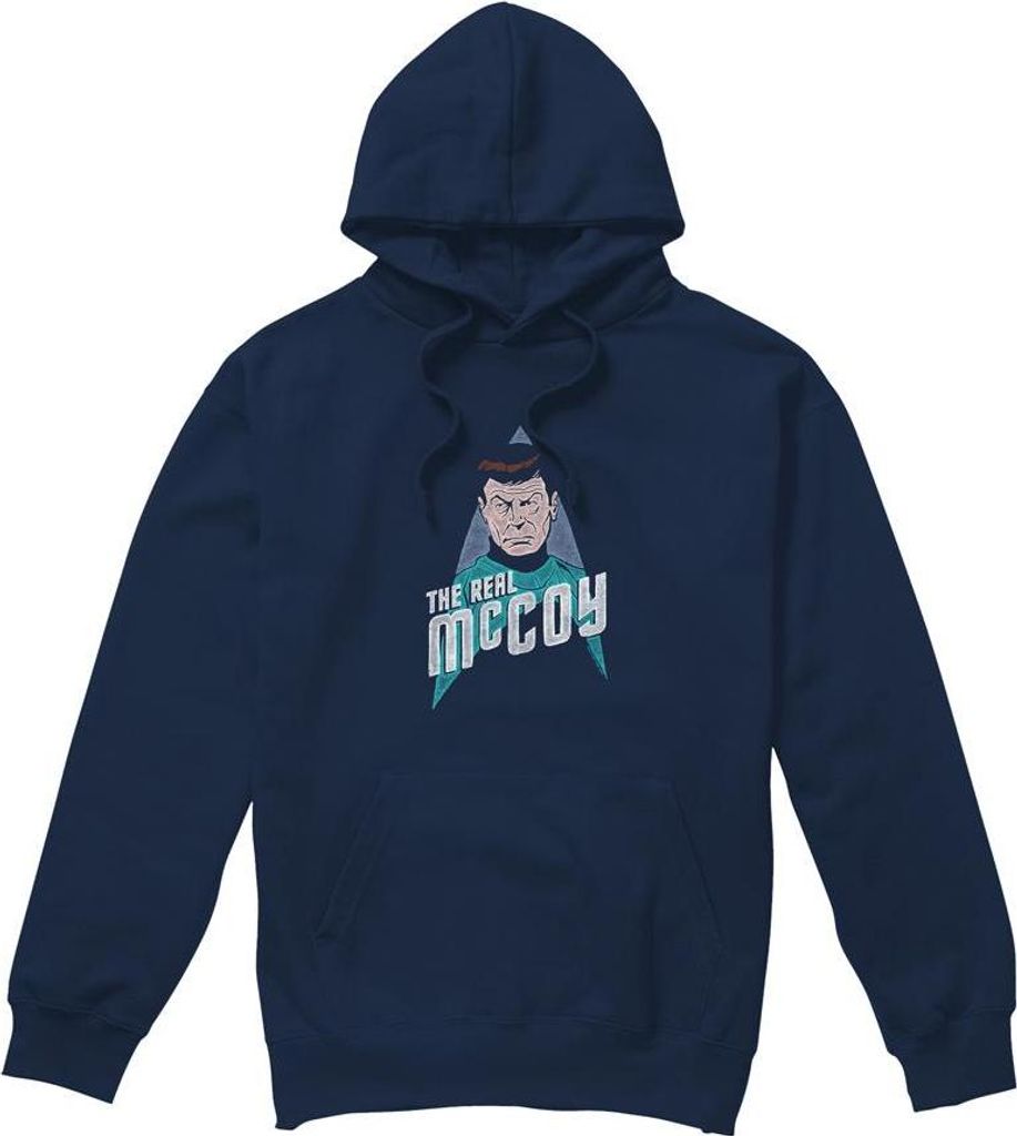 Star Trek - "The Real McCoy" Kapuzenpullover für Herren TV7412 (XL) (Marine)