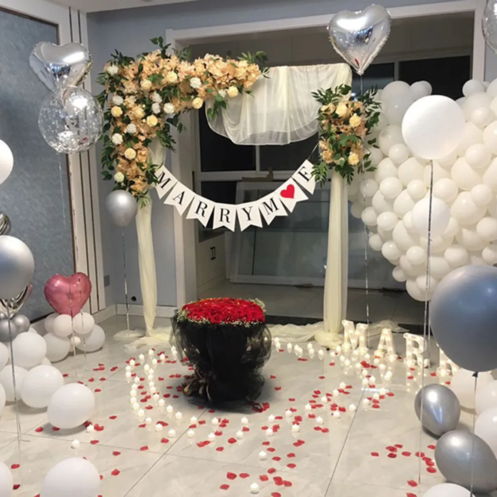 Support arche décorative dorée 2m pour fleurs et ballons de cérémonie - 8