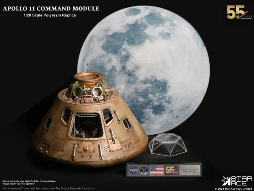 Star Ace Toys Apollo 11 Module de Commande 1/20 Réplique 20 cm - 11