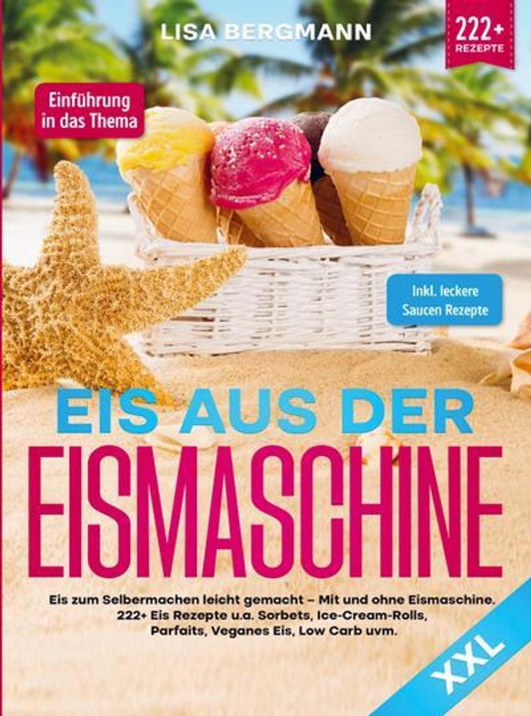 XXL Eismaschine mit Kühlmittel-Kühlschale zum Vorgefrieren Produktbild 