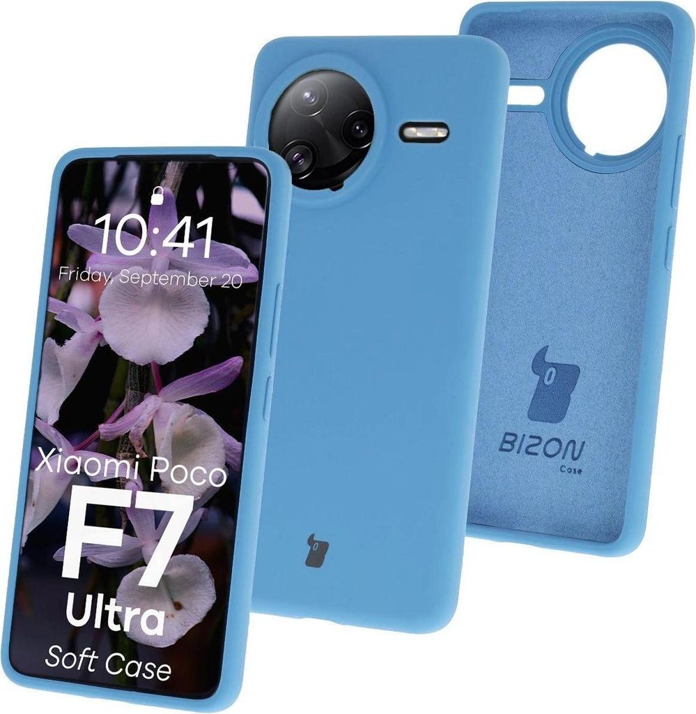 Bizon Soft Case Xiaomi POCO F7 Ultra blau