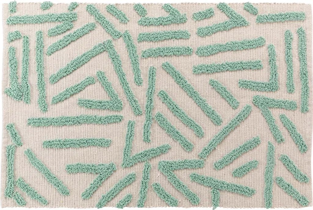 Tapis de bain ATHENA anti-glisse 60x90 cm, motif matelassé haute densité