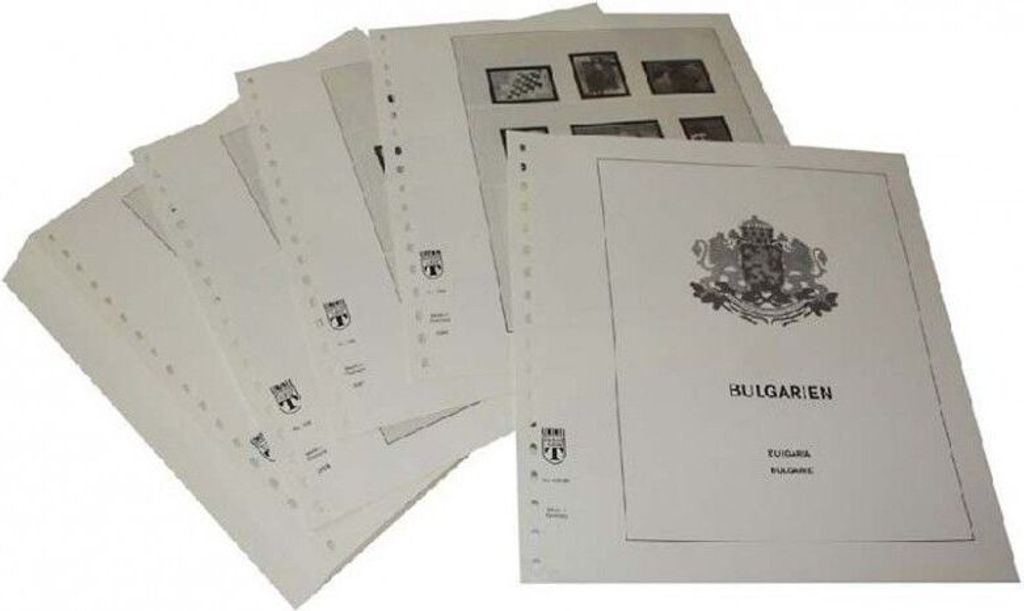 Lindner-T Vordruckblätter T136/98 Bulgarien - Jahrgang 1998 bis 2006