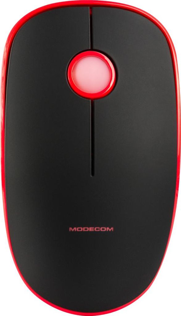 Kabellose USB-Computermaus MODECOM MC-WRM113 rot-schwarz