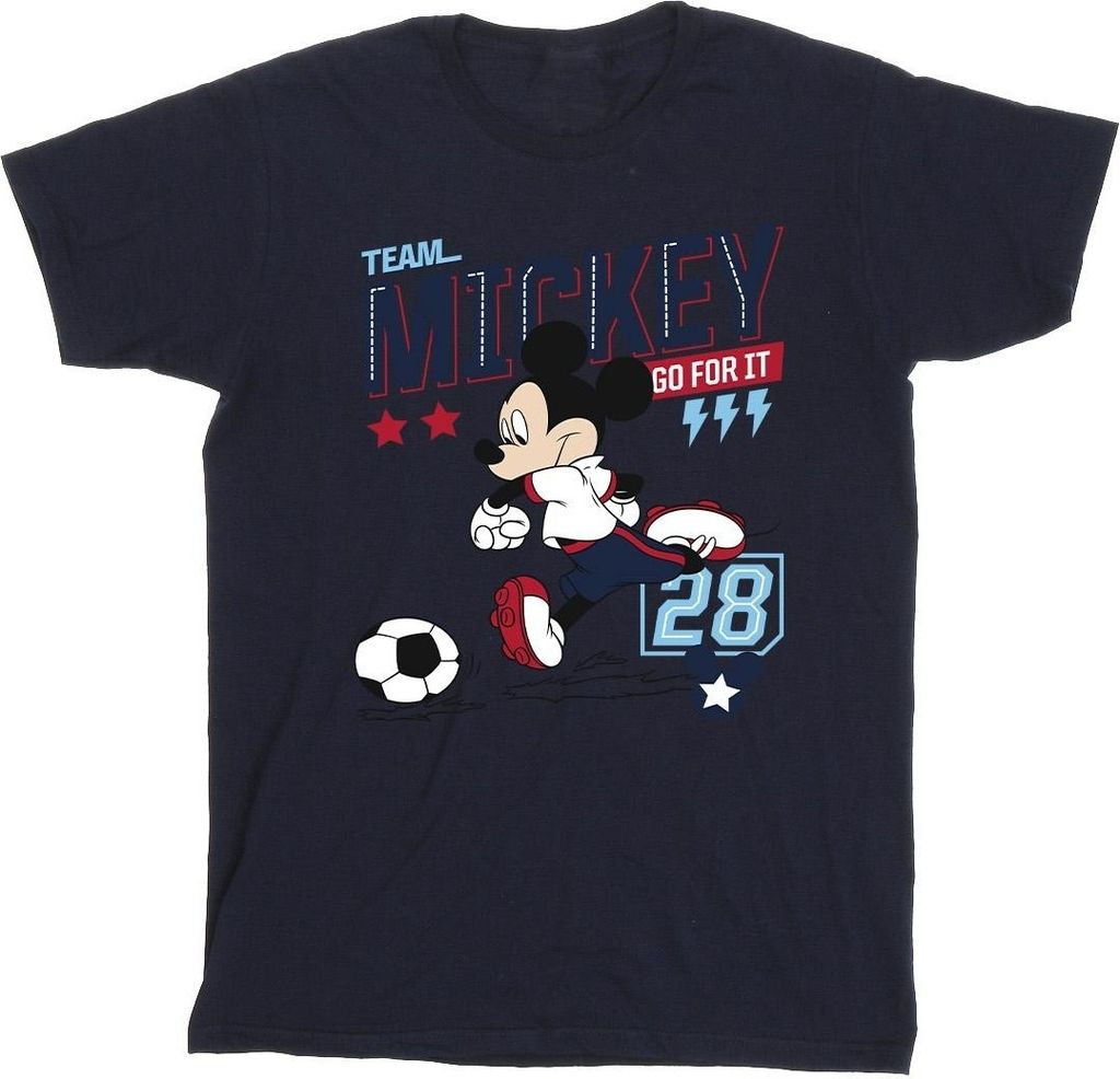 Disney - "Team Football" T-Shirt für Herren BI42040 (XXL) (Marineblau)