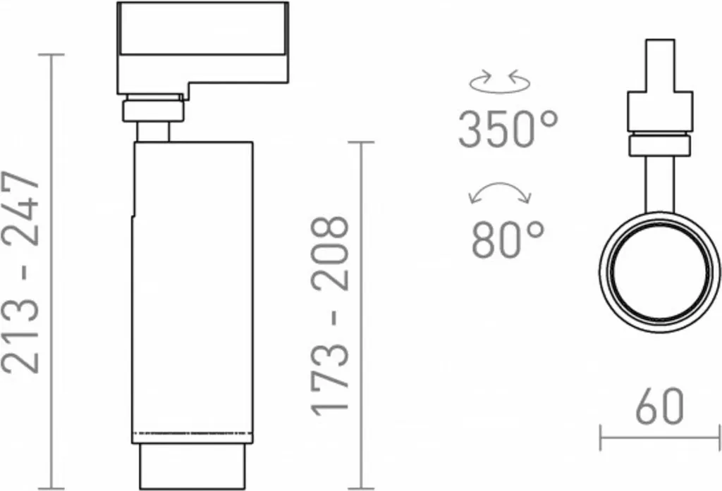 Module LED 20W Dimmable ZUMA Faisceau Variable 10-50° Blanc pour 230V